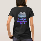 T-shirt J'ai survécu à l'ouragan Florence (Dos)