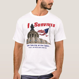 T-shirt J'ai survécu à l'ouragan Irène au capitol