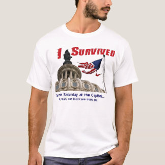 T-shirt J'ai survécu à l'ouragan Irène au capitol