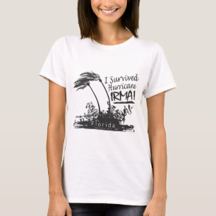 T-shirt J'ai survécu à l'ouragan Irma