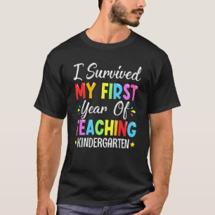 T-shirt J'Ai Survécu À Ma Première Année D'Enseignement À