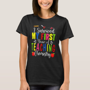 T-shirt J'Ai Survécu À Ma Première Année D'Enseignement En