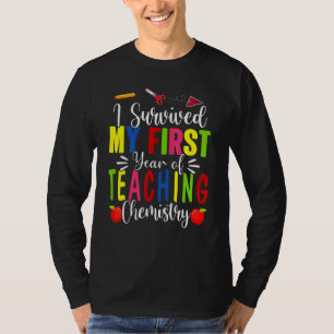 T-shirt J'Ai Survécu À Ma Première Année D'Enseignement En