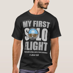 T-shirt J'Ai Survécu À Mon Premier Vol Solo