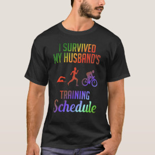 T-shirt J'Ai Survécu À Mon Programme D'Entraînement En Tri