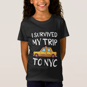 T-Shirt J'Ai Survécu À Mon Voyage À New York