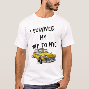 T-shirt J'Ai Survécu À Mon Voyage À New York