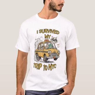T-shirt J'ai survécu à mon voyage à NYC