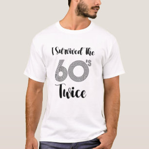 T-shirt J'Ai Survécu Au Bi Classique Des Années 60, Deux