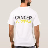 T-SHIRT J'AI SURVÉCU AU CANCER (Dos)