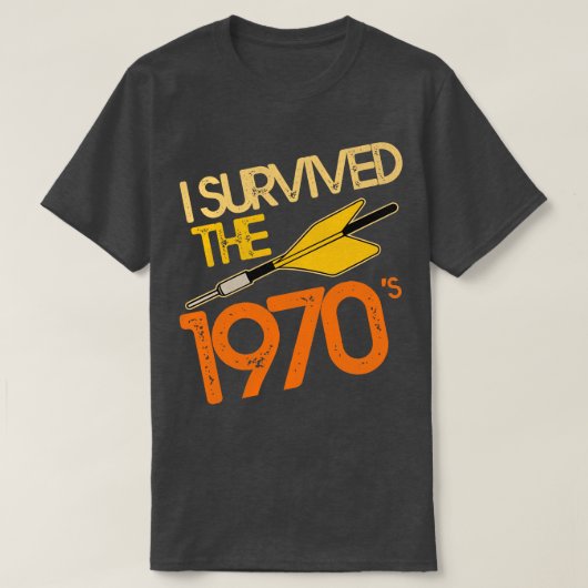 T-shirt J'ai survécu au jeu les années 70 Jarts Missile (Design devant)