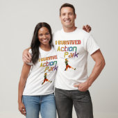 T-shirt J'ai survécu au parc d'action (Unisexe)
