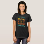 T-shirt J'ai survécu au programme de formation de mon mari (Devant entier)
