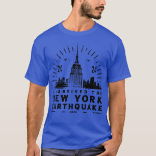 T-shirt J'Ai Survécu Au Tremblement De Terre De New York L