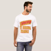 T-SHIRT J'AI SURVÉCU AU TRIANGLE BERMUDA (Devant entier)