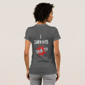 T-SHIRT J'AI SURVÉCU COVID-19 (Dos entier)