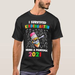 T-shirt J'ai survécu en 5e année pendant la pandémie 2021