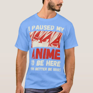 T-shirt J'ai suspendu ma présence ici