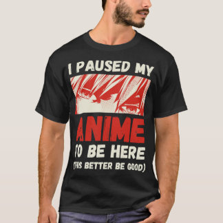 T-shirt J'ai suspendu ma présence ici