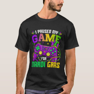 T-shirt J'Ai Suspendu Mon Jeu À Être Ici Vidéo Jeu Perles