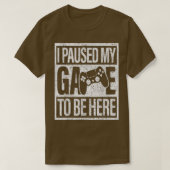 T-shirt J'Ai Suspendu Mon Jeu Console Jeux Vidéo Jeu Jeu D (Design devant)