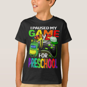 T-shirt J'Ai Suspendu Mon Jeu Pour Le Jeu D'Écolaire