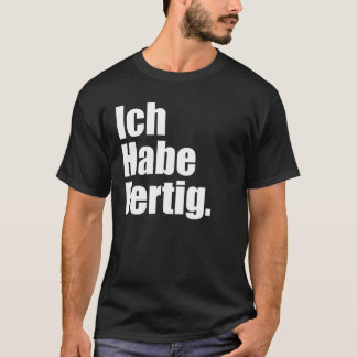 T-shirt J'ai terminé 2025