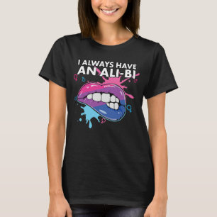 T-shirt J'Ai Toujours Une Bisexualité Ali Bi Bisexual Prid