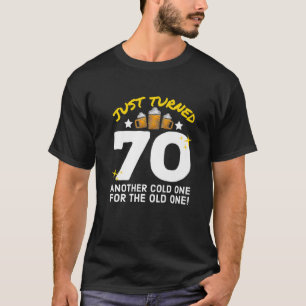 T-shirt J'Ai Tourné 70 Froid Un Pour L'Ancien 70E Naissanc