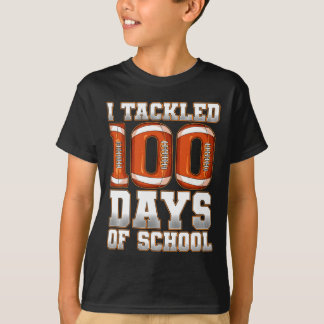 T-shirt J'Ai Traité 100 Jours De Football Scolaire