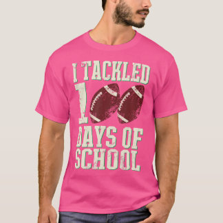 T-shirt J'Ai Traité 100 Jours De Football Scolaire Thème D