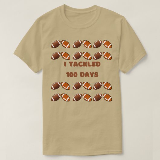 T-shirt J'Ai Traité 100 Jours D'École 9 (Design devant)