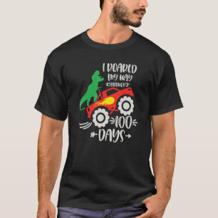 T-shirt J'Ai Traversé Mon Chemin À Travers 100 Jours Monst