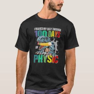 T-shirt J'Ai Traversé Mon Chemin Pendant 100 Jours De Dino