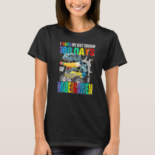 T-shirt J'Ai Traversé Mon Chemin Pendant 100 Jours De Mate