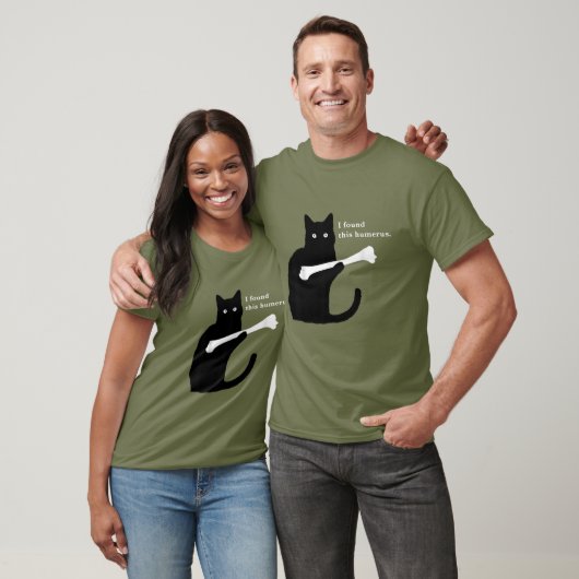 T-shirt J'Ai Trouvé Ce Amoureux des chats Humerus Funny (Unisexe)