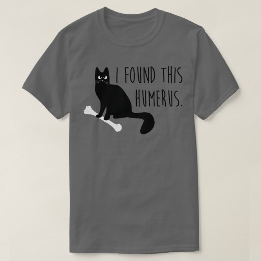 T-shirt J'Ai Trouvé Ce Chat Humère (Humoristique) Drôle (Design devant)