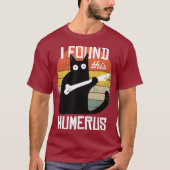 T-shirt J'Ai Trouvé Ce Chat Humerus Chats Pun Humoristique (Devant)
