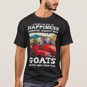 T-shirt J'Ai Trouvé La Clé Du Bonheur Autour De Vous