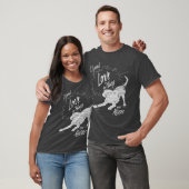 T-shirt J'ai trouvé l'amour dans les wags et les baisers A (Unisexe)