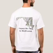 T-shirt J'ai trouvé ma traînée (Dos)