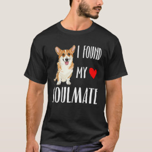 T-shirt J'ai trouvé mon âme sœur Pembroke Welsh Corgi Chie