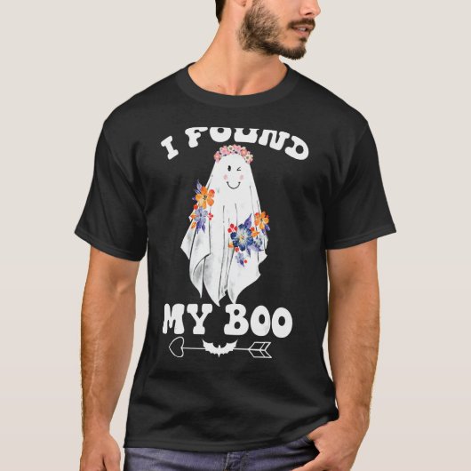 T-shirt J'Ai Trouvé Mon Boite Elle A Trouvé Son Boo Drôle  (Devant)