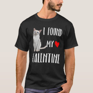 T-shirt J'Ai Trouvé Mon Chat Tonkinese Pour La Saint-Valen