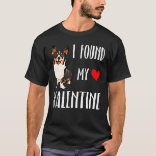 T-shirt J'Ai Trouvé Mon Chien Cardigan Welsh Corgi Pour La