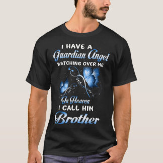 T-shirt J'Ai Un Ange Gardien Qui Regarde Mon Frère
