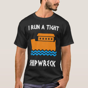 T-shirt J'Ai Un Bateau À Épave Serré.