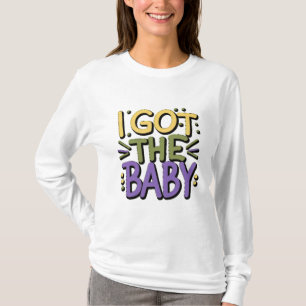 T-shirt J'ai un bébé - Mardi gras design
