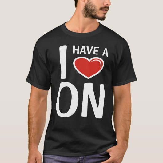 T-shirt J'ai un coeur dessus (Devant)