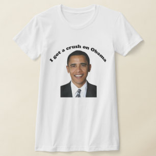 T-shirt J'Ai Un Crush Sur Obama Girl